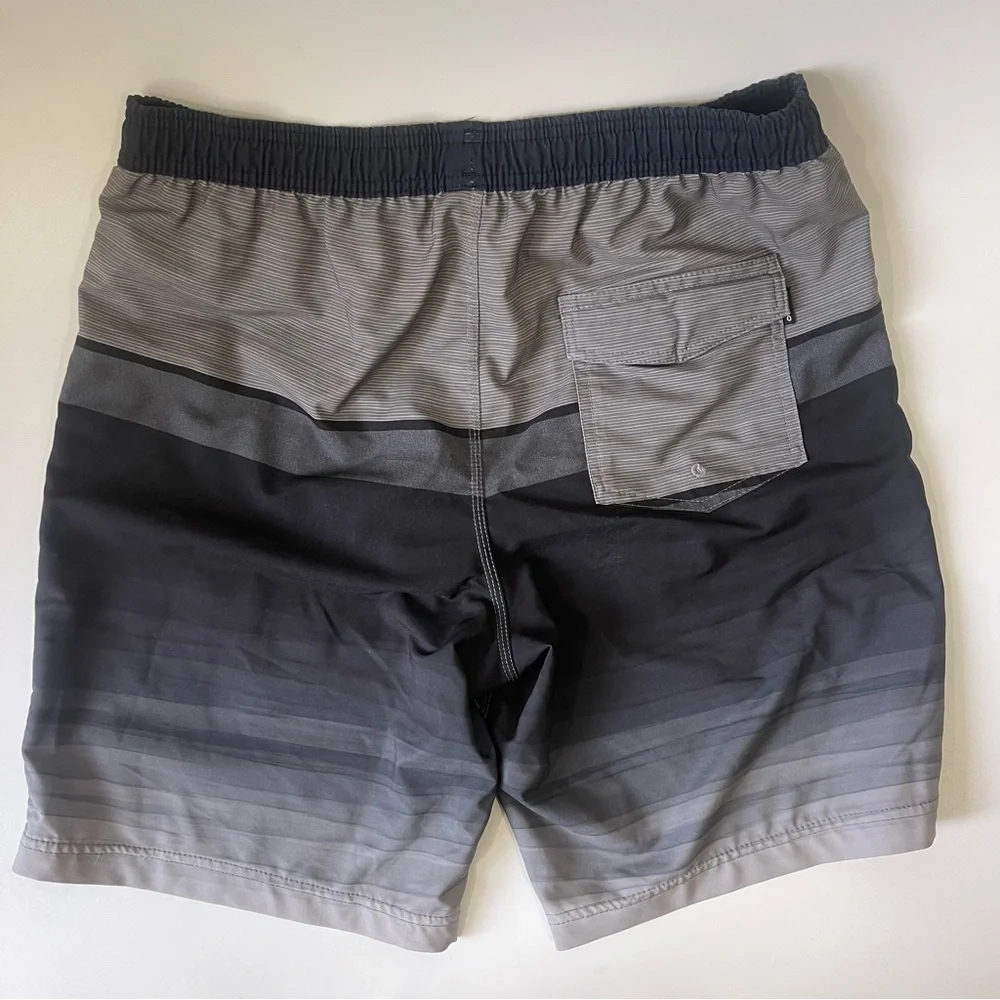 O’Neill Cruzers Swim Trunks Gray Black Size Large